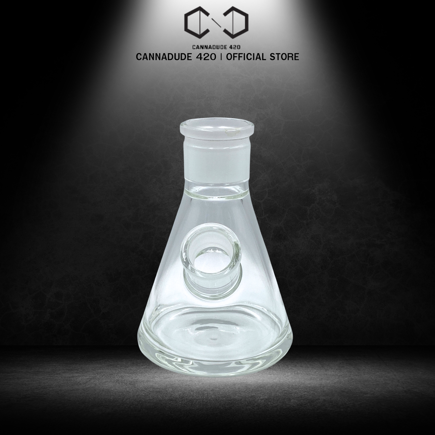 Clear Base Cannadude420 45 mm. & 34 mm.