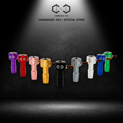 Cannadude 420 Small Cup Bowl With Wooden Handle