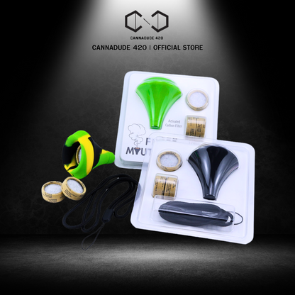 Silicone Mouth Peace with activated carbon filter