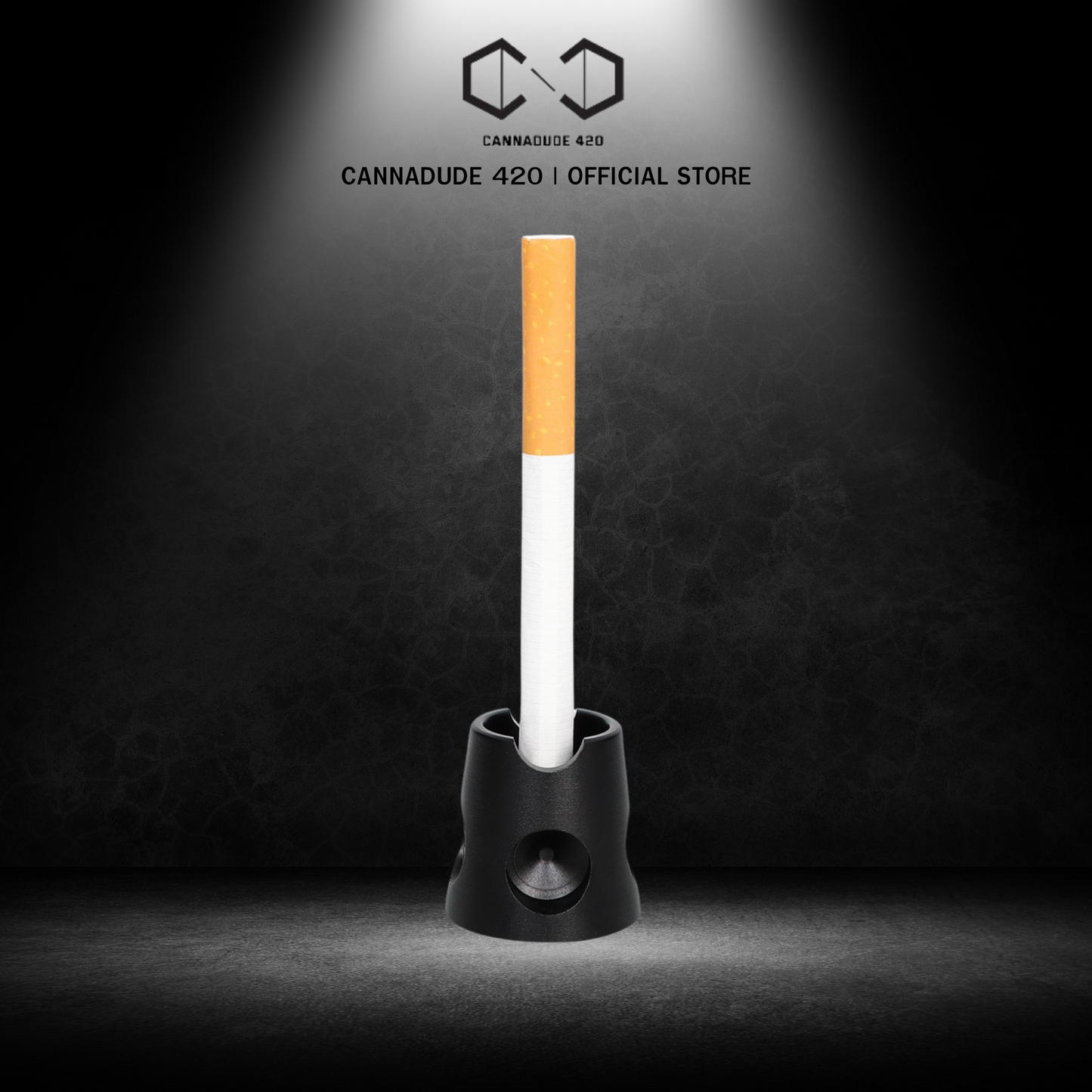 Cannadude 420 Magnetic Aluminium Snuffer Roller Joint Holder