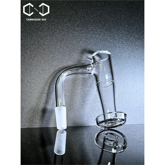 Quartz Banger Full Weld 70mm Tall Vortex Terp Slurper