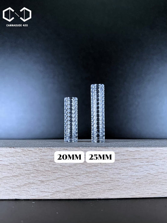 Spiral Engraved Quartz Terp Pillars