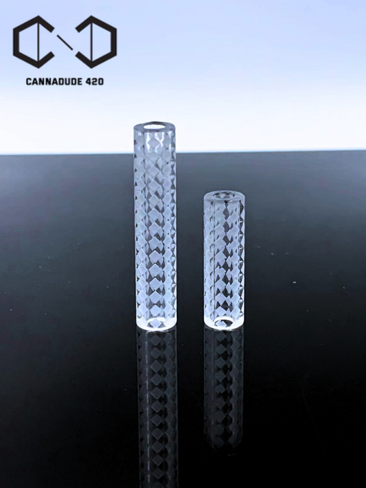 Checkerboard Engraved Quartz Terp Pillars