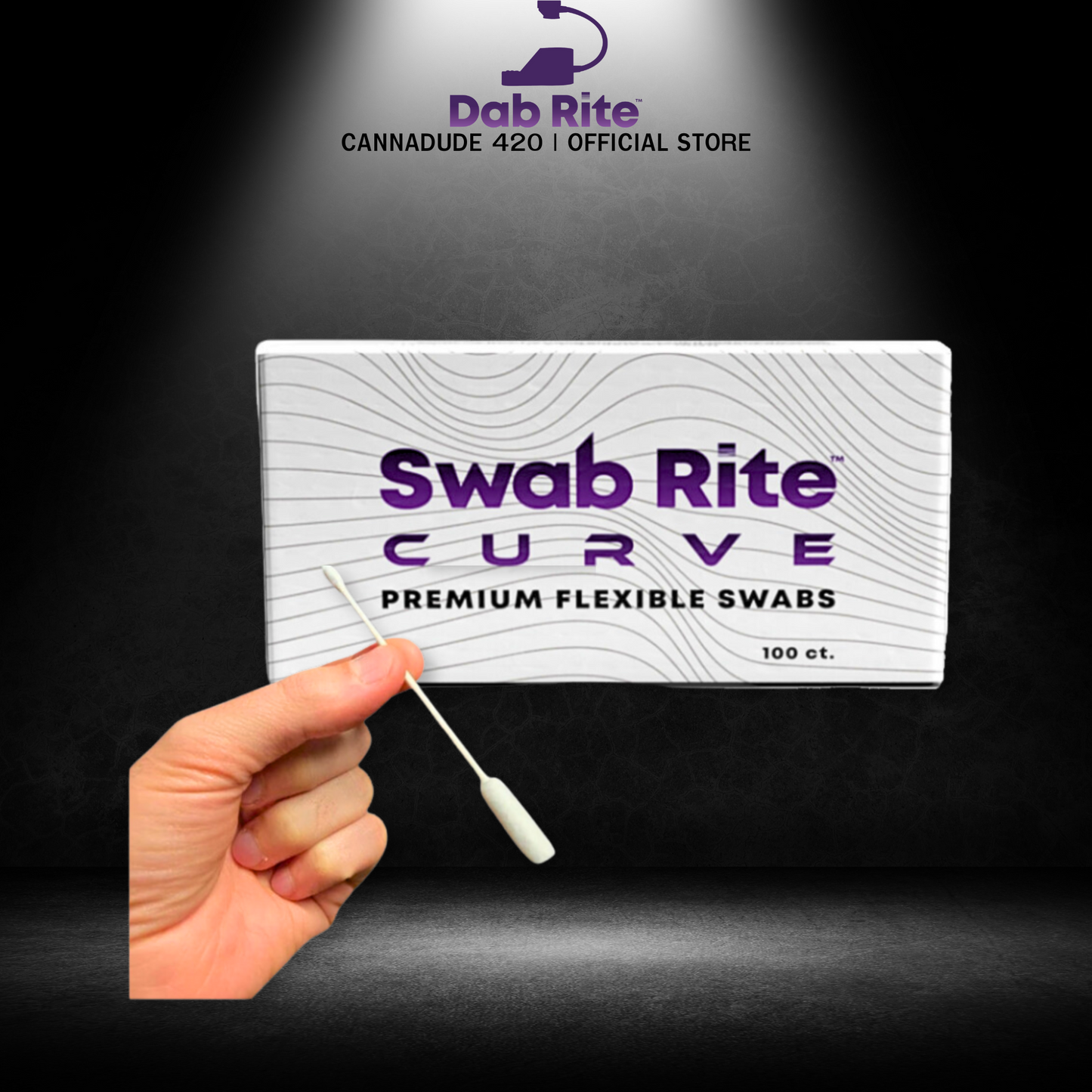 Dab Rite Swab Rite™ Curve-100 Pack