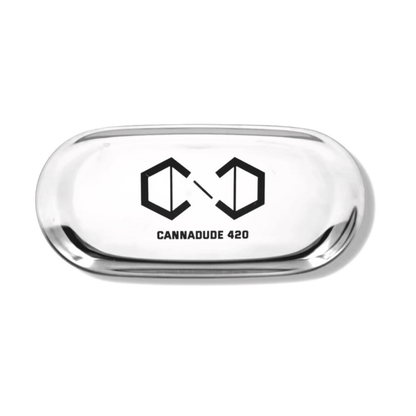 Cannadude 420 Metal Tray Chrome