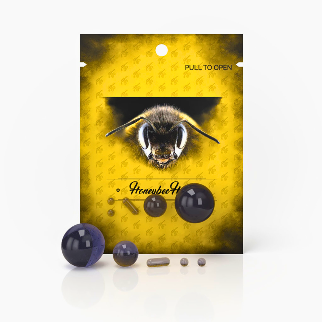 HONEYBEE HERB | GHOST GLASS DAB MARBLE SET