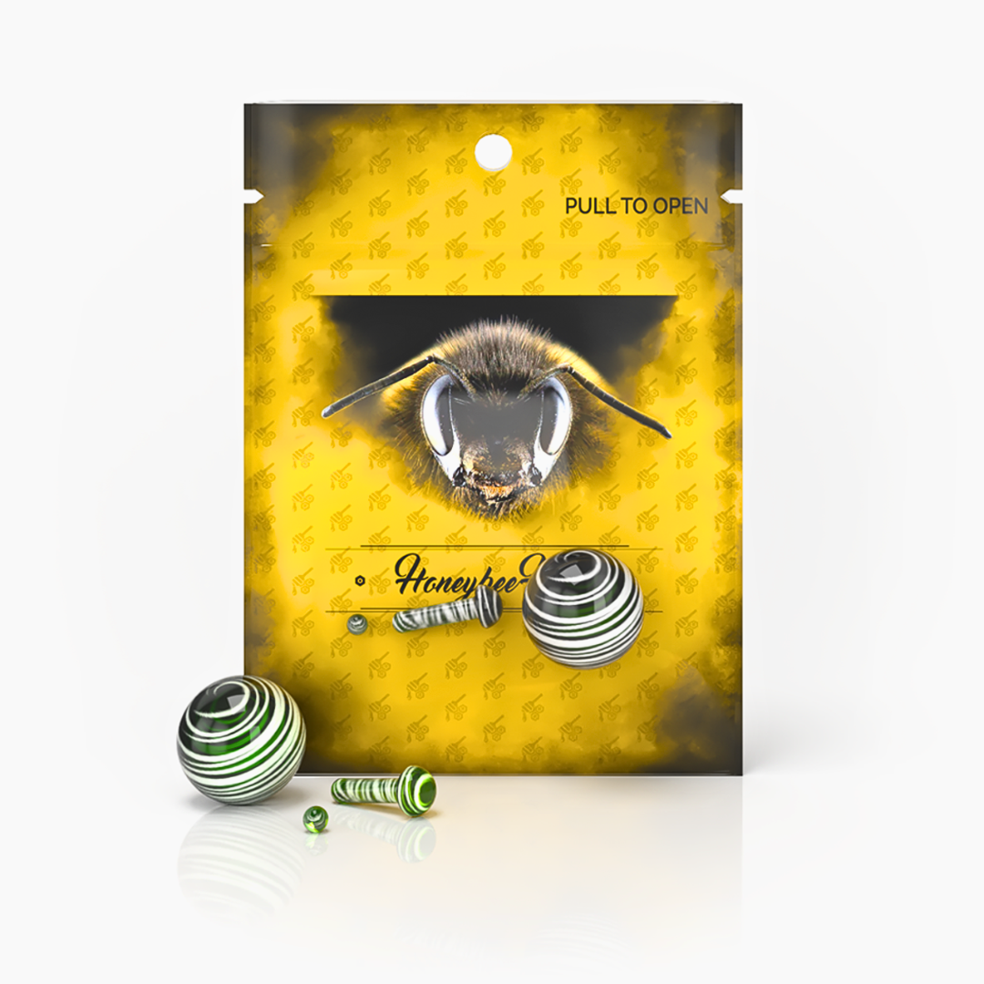 HONEYBEE HERB | GLASS MUSHROOM PILLAR TERP SET