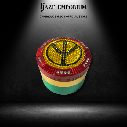 Haze Emporium Rasta Grinder Aluminium
