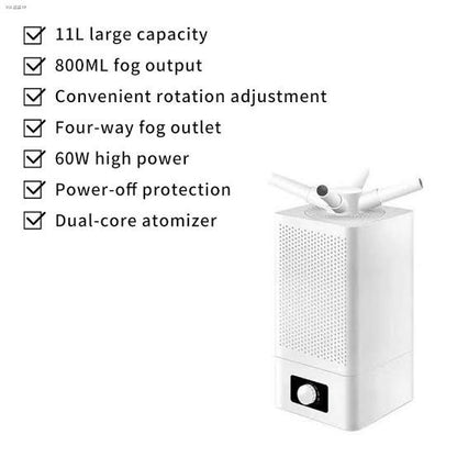 Popular Air Humidifier Cool Mist Ultrasonic 11L