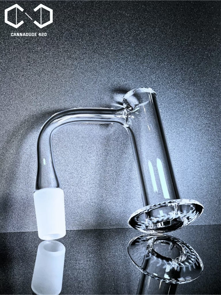 Quartz Banger Full Weld T Leaf Terp Blender