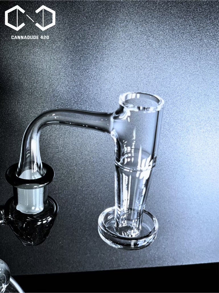 Quartz Banger Full Weld 70mm Tall Vortex Terp Slurper