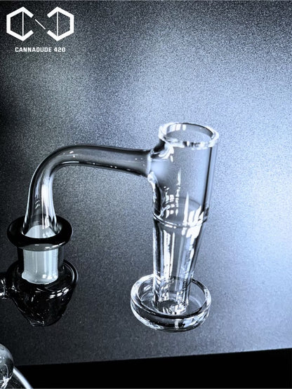 Quartz Banger Full Weld 70mm Tall Vortex Terp Slurper