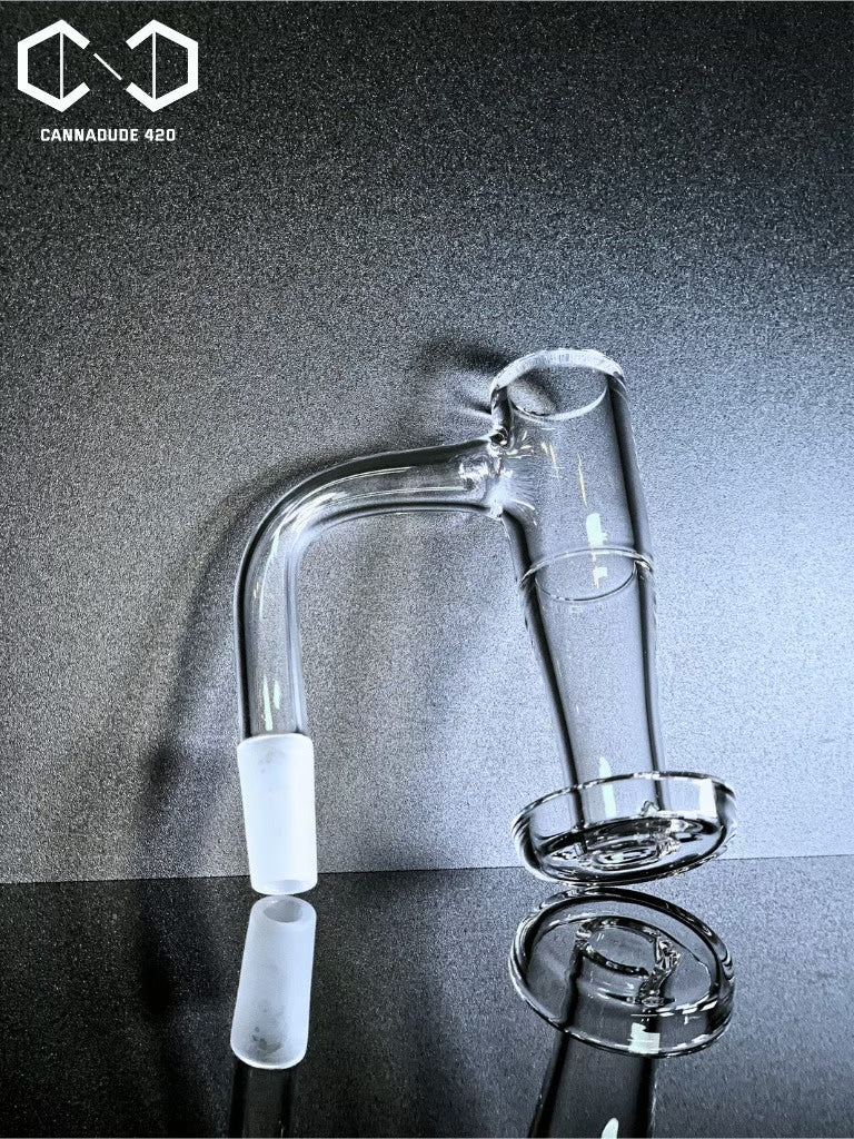 Quartz Banger Full Weld 70mm Tall Vortex Terp Slurper