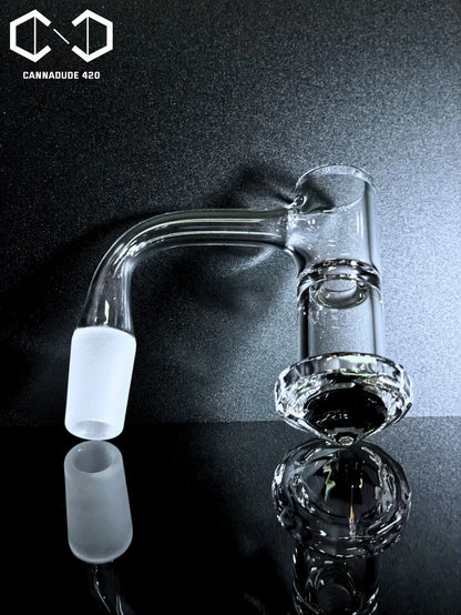 Quartz Banger Full Weld Diamond Straight Terp Slurper