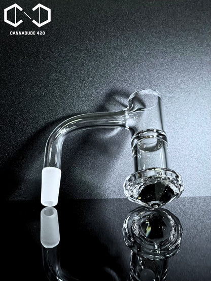 Quartz Banger Full Weld Diamond Straight Terp Slurper