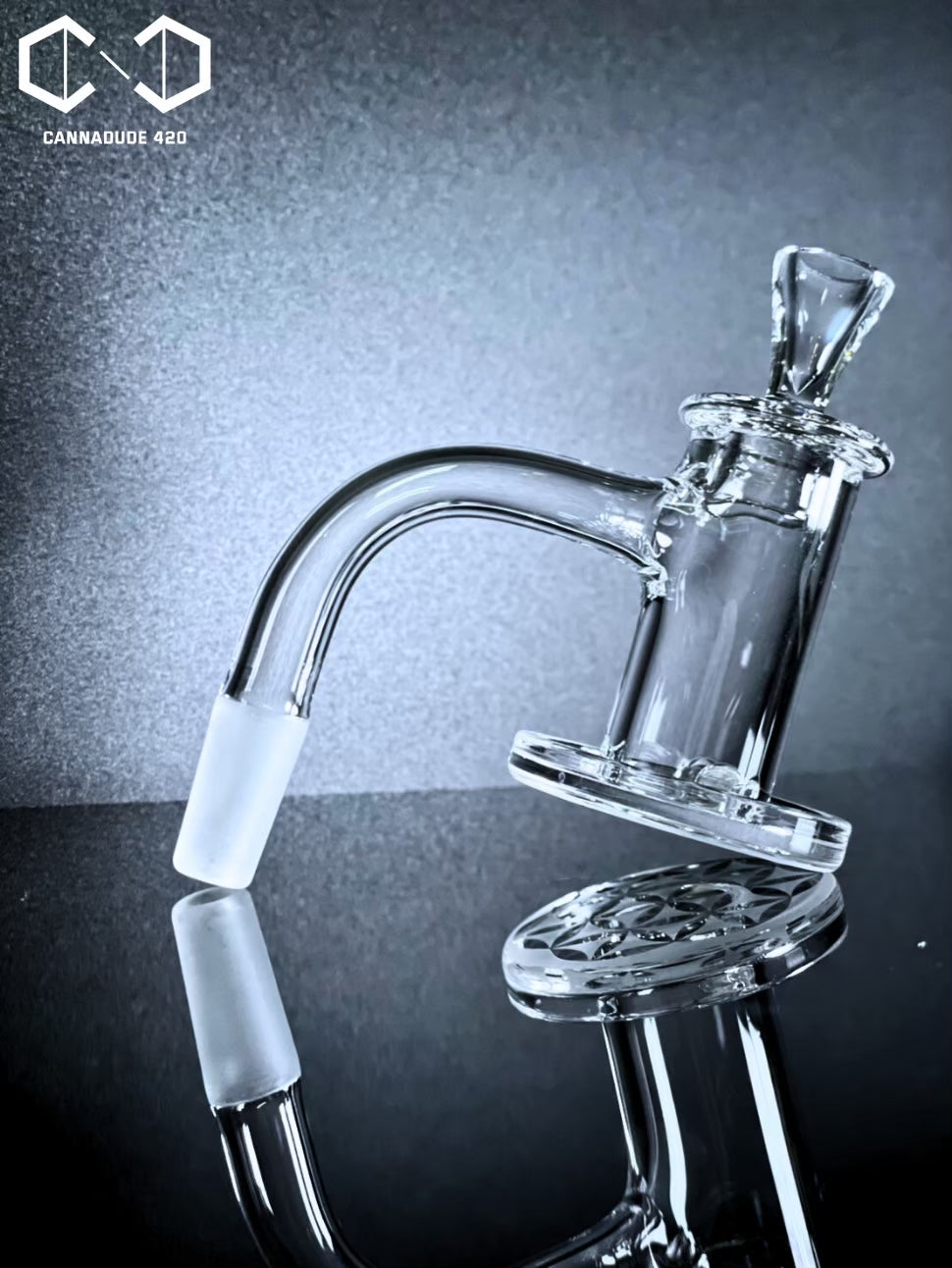 Quartz Banger Full Weld Sandblasted Dish Charmer Set