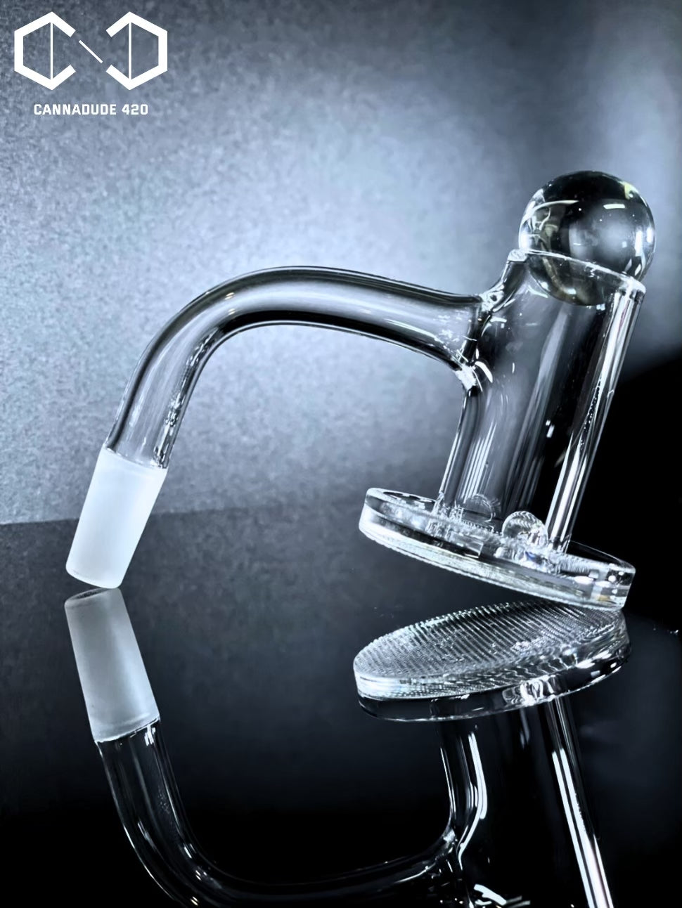 Quartz Banger Full Weld Grid Dish Charmer Set