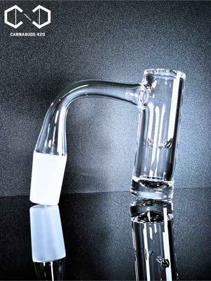 Quartz Banger Full Weld Clear Concave Auto Spinner
