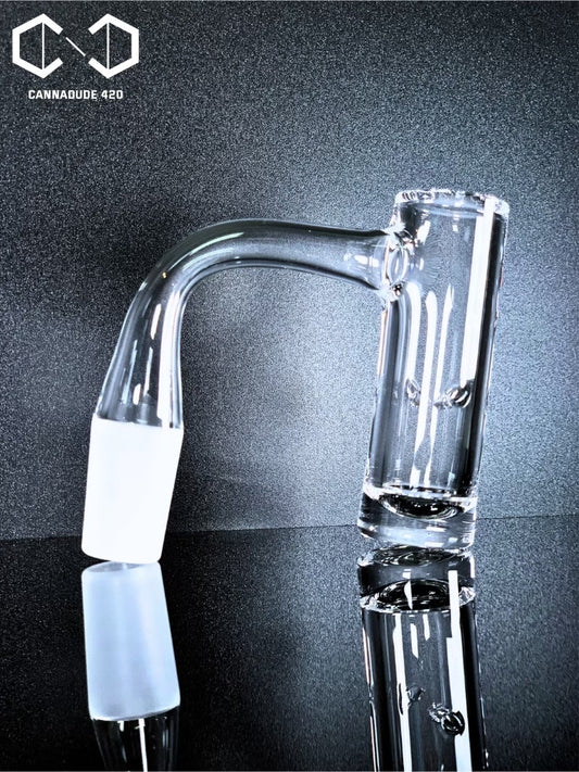 Quartz Banger Full Weld Clear Concave Auto Spinner