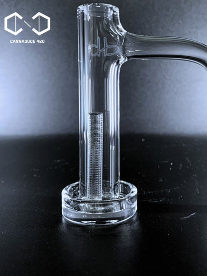 Grid Engraved Quartz Terp Pillars