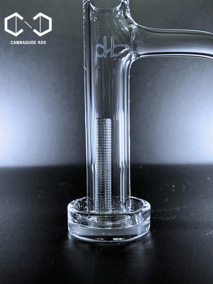 Grid Engraved Quartz Terp Pillars