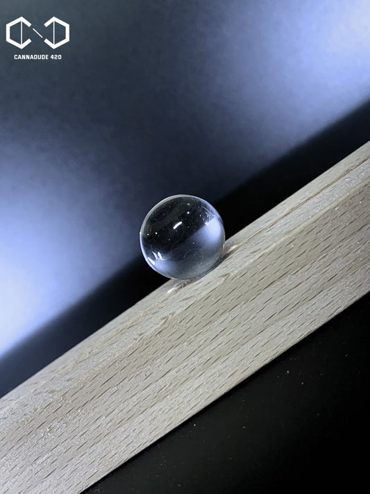 Glass Terp Pearl Marble 20mm Carb Cap For Quartz Banger