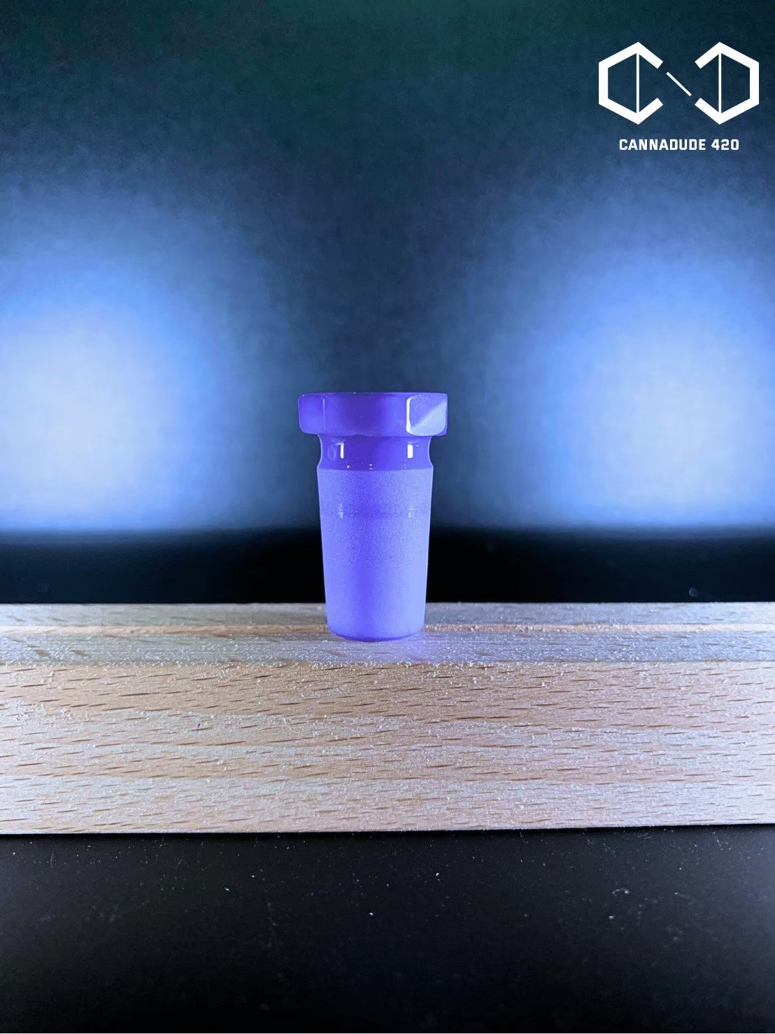 Faceted Mini Glass Convert Adaptor