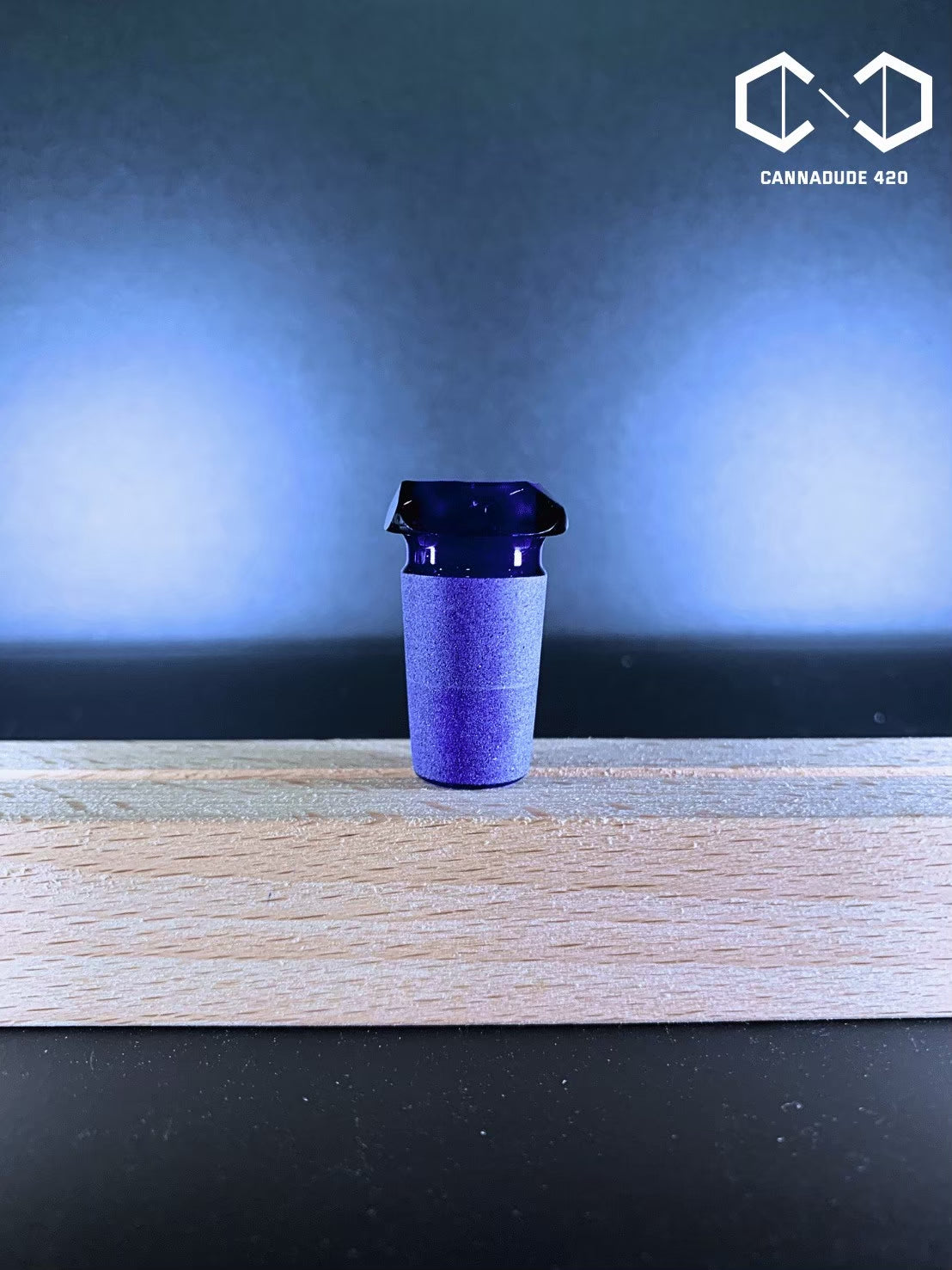 Faceted Mini Glass Convert Adaptor