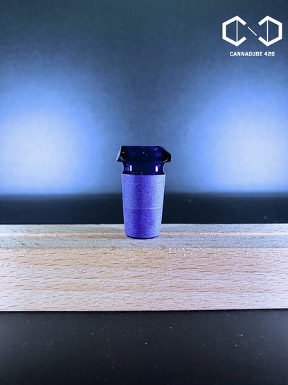 Faceted Mini Glass Convert Adaptor