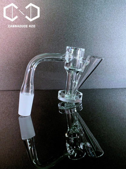 Quartz Banger Control Tower Slider Full Weld Beveled Edge