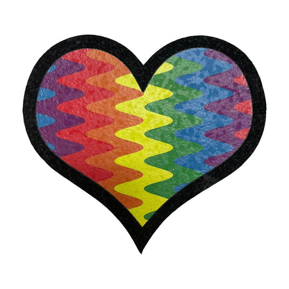 EAST COASTERS |  NATEY LOVE RAINBOW WIG WAG HEART