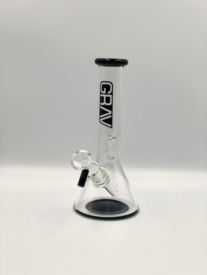 GRAV Black Accent Beaker Base 8"