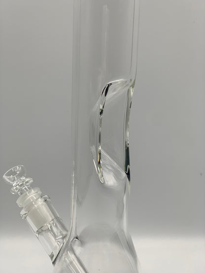 GRAV Large, Black Accent Beaker Base Water Pipe 16"