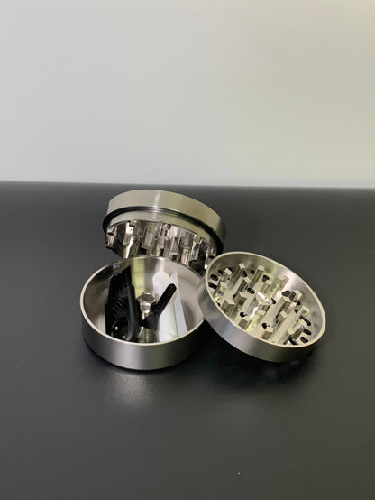Grinder Silver Brilliant Stainless