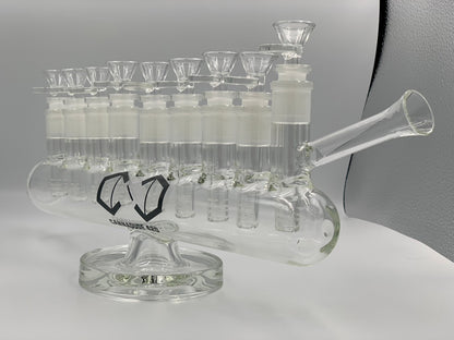 บ้องแก้ว Cannadude 420 Glass Bong 9 Holes In One