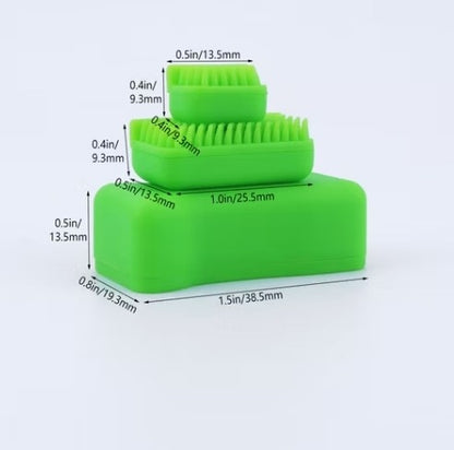 3in1 Magnetic Silicone Cleaning Brush