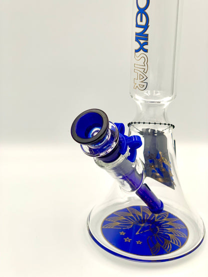 Beaker Glass Bong by Phoenix Star 10 Inches