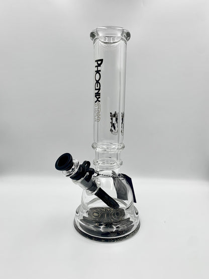 Cup Beaker Design Glass Bong 12"