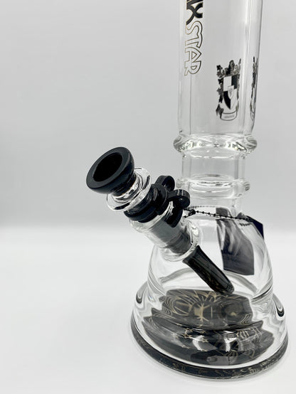 Cup Beaker Design Glass Bong 12"