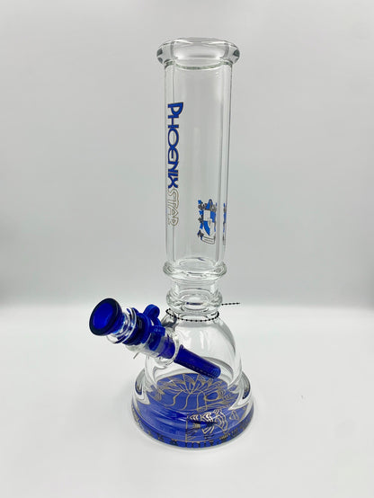 Cup Beaker Design Glass Bong 12"