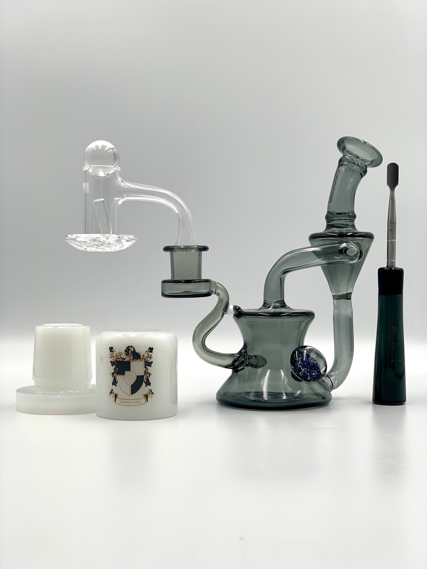 Phoenixstar Smokers Kit Gift with Recycler Dab Rig
