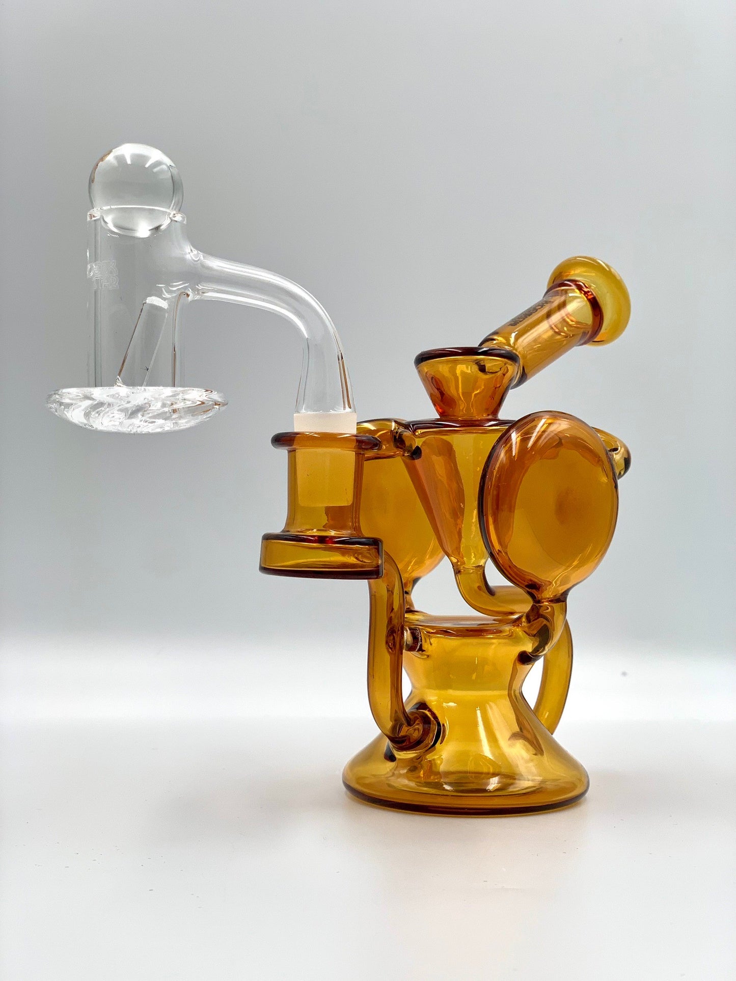 Phoenixstar Dab Kit - 7pcs Smoking Set with Recycler Bong Gift