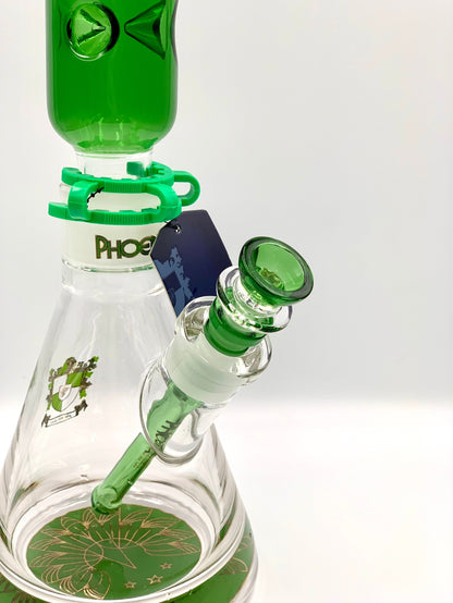 Phoenix Star 9mm Thick Beaker Bong 17.5"