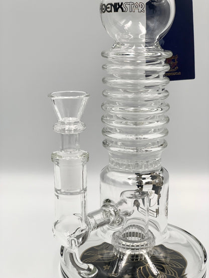 Phoenixstar 10.5" Bubbler with Showerhead and Honeycomb perc