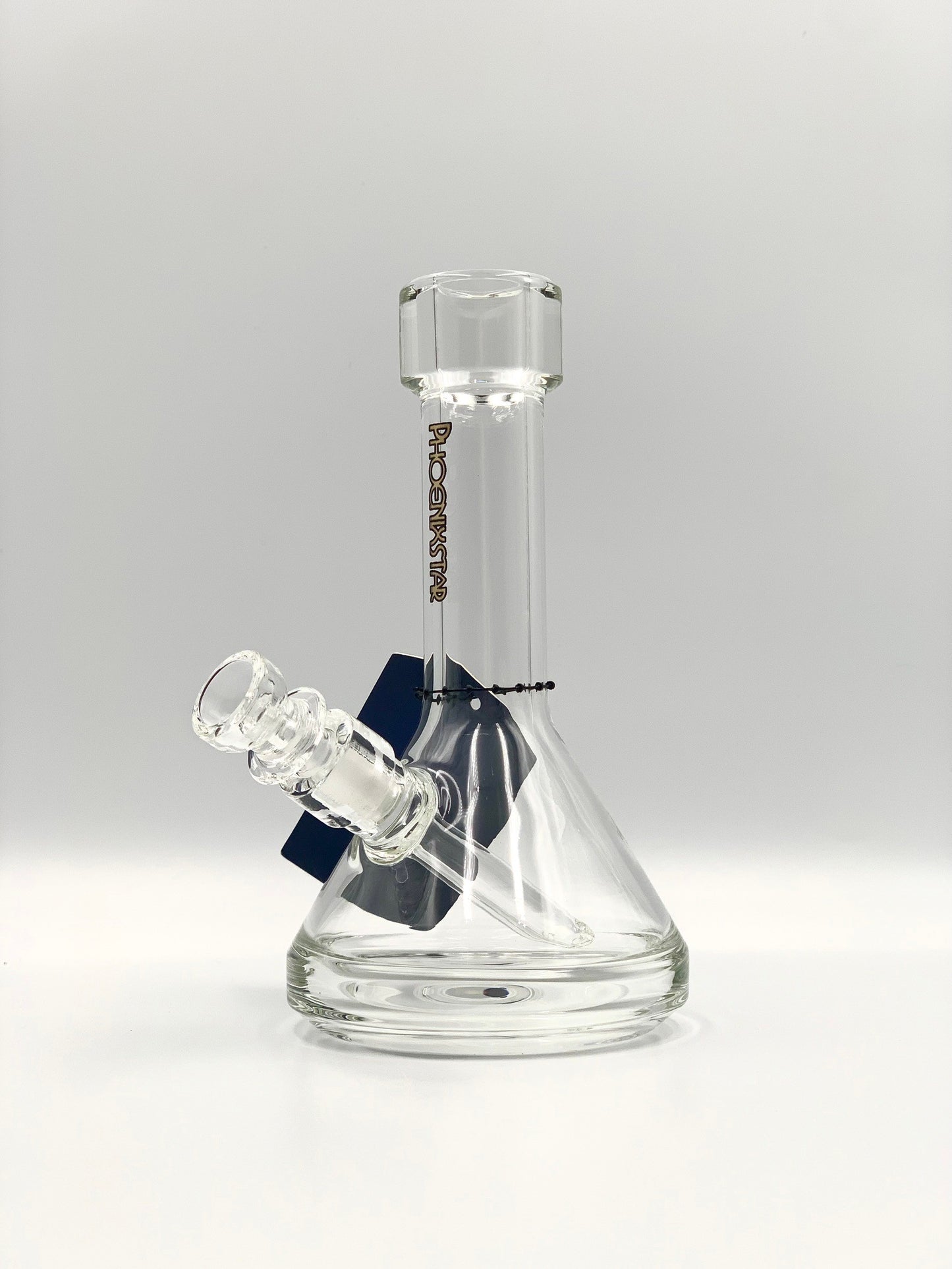 Phoenix Star 6" Small Beaker Bong With Thick Mouth & Heavy Base