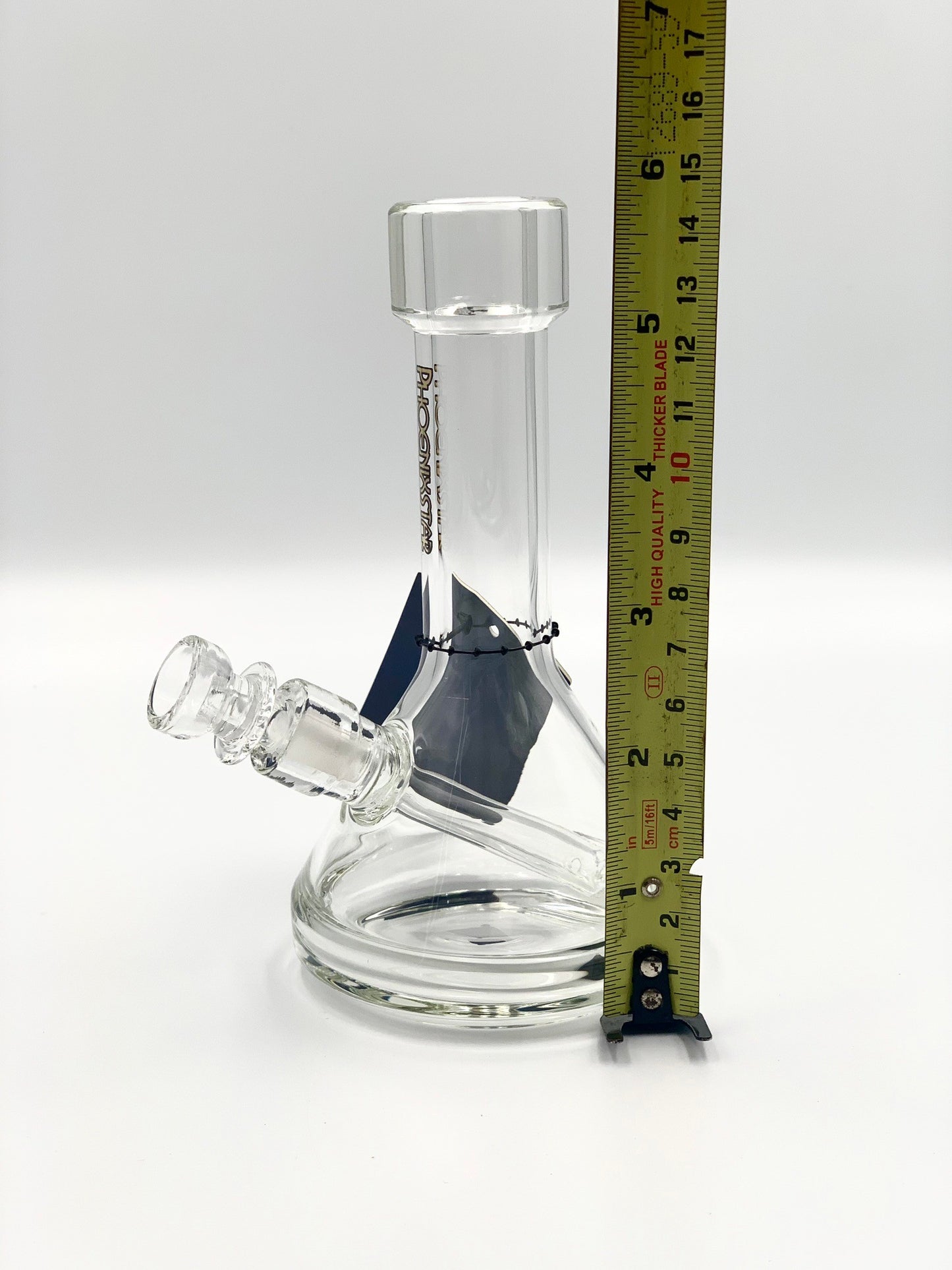 Phoenix Star 6" Small Beaker Bong With Thick Mouth & Heavy Base