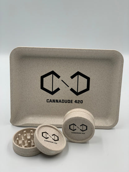Cannadude 420 Biodegradable Grinder & Tray