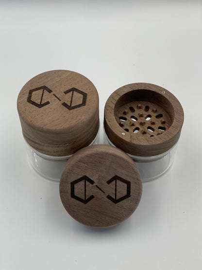 Cannadude 420 Wooden Grinder 63mm.