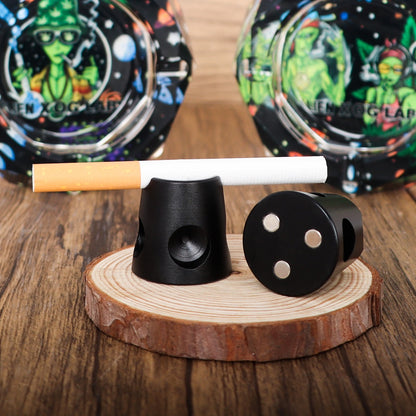 Cannadude 420 Magnetic Aluminium Snuffer Roller Joint Holder