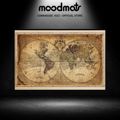 MOODMATS | ANTIQUE WORLD MAP